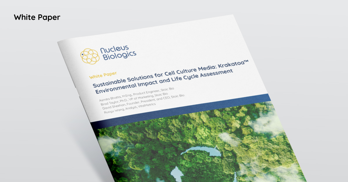 Sustainable Solutions for Cell Culture Media Krakatoa